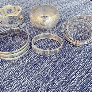 Silver Bracelets.All Deferents Styles ..